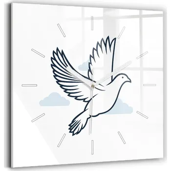 Hodiny Nástěnné hodiny SacroArte bílé 30 cm