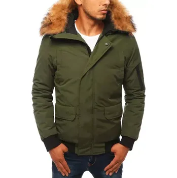Pánský kabát Khaki pánská zimní bunda TX3941 Velikost: XL