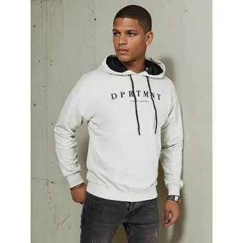 Pánská mikina Světle šedá pánská mikina s potiskem BX5679 Velikost: L