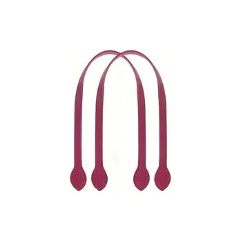 Koženkové ucho na kabelky a tašky - vínová