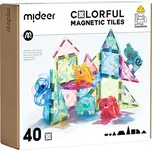 Mideer Magnetická stavebnice 40 ks Zvířátka