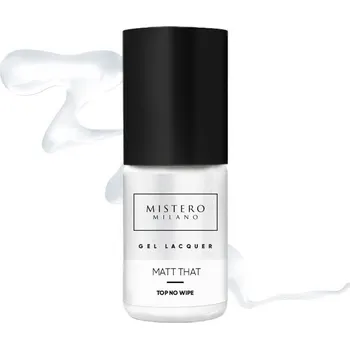 Lak na nehty Mistero Milano - Top coat - MATT THAT TOP NO WIPE 7ml