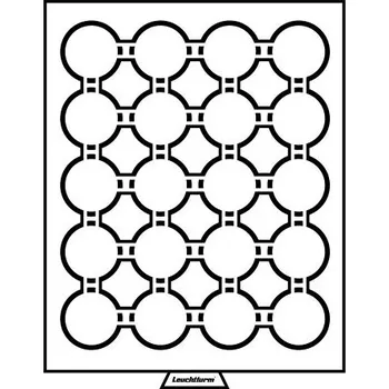 Obal pro sběratelský předmět Leuchtturm Mincovní box MB Leuchtturm, kruhové přihrádky Počet polí / kapsle: 20 polí / Kapsle 41 mm