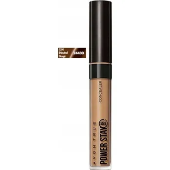 Korektor Korektor s aplikátorem, krycí a vyhlazující Avon Power Stay Neutral Deep 3 ml 3 g