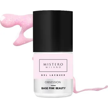 Lak na nehty Mistero Milano - Gel lak - COVER BASE OBSESSION PINK BEAUTY 12ml