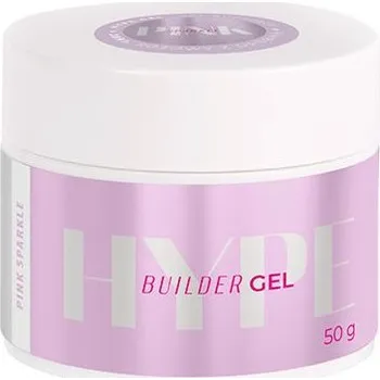 Lak na nehty Mistero Milano - Builder gel - HYPE GEL PINK SPARKLE 50g