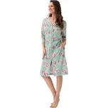 Luna Dámský župan 392 green extra plus 4XL
