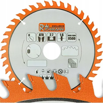 Pilový kotouč PILOVÝ KOTOUČ S WIDIOVÝMI ZUBY NA DŘEVO 250mm 20Z RICHMANN C3537