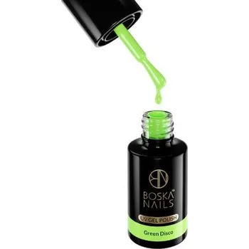 Lak na nehty Gel lak Summer Time Green Disco no 477 Boska Nails 6 ml