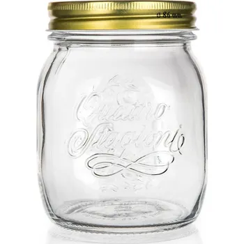 Dóza na potraviny dóza QUATTRO STAGIONI 0,7l skl.+ kov.víčko