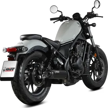 Výfuk pro motocykl Výfuk MIVV Honda CMX 500 Rebel (22-24) HR-1 černý, krátká karbon koncovka