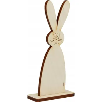 Velikonoční dekorace Velikonoční dekorace zajíc 15 cm na podstavci
