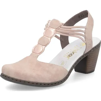 Dámské sandále Dámské sandály RIEKER 40901-31 růžová S5 42