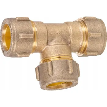 rozdělovač topení T-ROZDĚLOVAČ KROUCENÝ 18 MM PRO MĚDĚNÉ TRUBKY CONEX