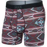 Pánské boxerky SAXX Quest QDM Boxer Brief Fly ikat stripe-multi S