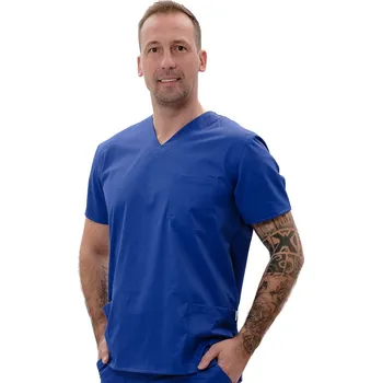 Zdravotnický oděv Perlička® Zdravotnická košile ROLO Pařížska modrá Barva: Pařížská modrá, Velikost: 54