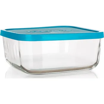 Dóza na potraviny dóza FRIGOVERRE čtverc. 1,0l 15x15x5cm skl.+PP víčko MO