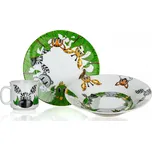 sada jídelní dětská KAMARÁDI Z DŽUNGLE 3díl.keramická