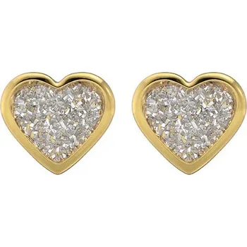 Piercing Studex Náušnice pro piercing Sensitive Srdce S3564 - bílá