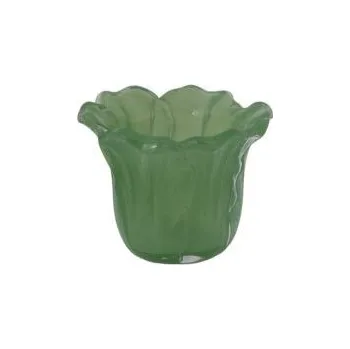 Svícen Skleněný svícen na čajovou svíčku Ljunga Green