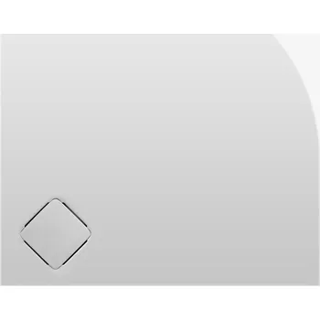 Sprchová vanička Čtvrtkruhová vanička z litého mramoru Kermen 90x90 cm