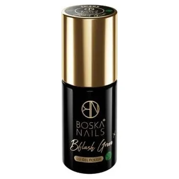 Lak na nehty Gel lak Bflash Green no 393 Boska Nails 6 ml