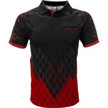 Pánské tričko Tričko Harrows Paragon black/red Velikost: 2XL