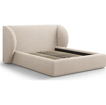 Postel Postel do ložnice Miley II béžová moderní s úložným prostorem 160x200 glamour