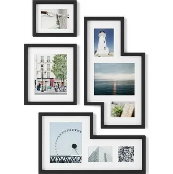 Rám na obraz Umbra Sada fotorámečků Mingle black