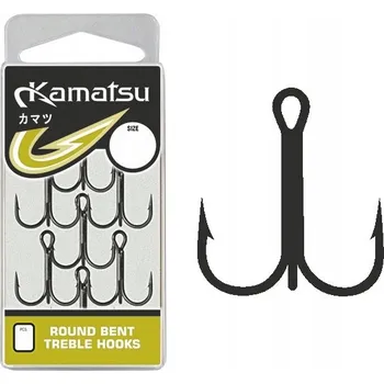 Rybářský háček Spinningové háčky s protihrotem Kamatsu K-085 Round Bent, velikost 1, ks