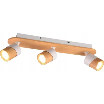 STROPNÍ SVÍTIDLO SVÍTIDLO TRIO ARUNI 801100331 DŘEVO / BÍLÁ