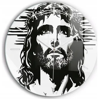 Hodiny Nástěnné hodiny SacroArte černé 60 cm