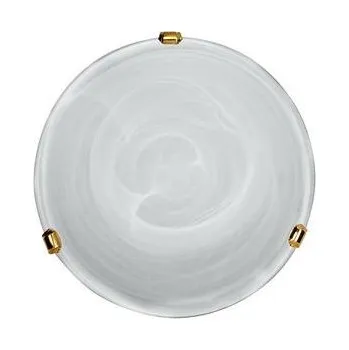 Stropní svítidlo Duna 30 cm kulaté skleněné bílé moderní do obýváku a koupelny