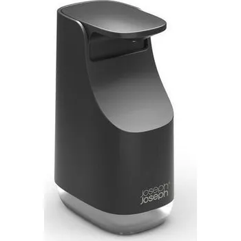 Dávkovač mýdla Dávkovač mýdla Slim Joseph Joseph černý moderní do koupelny nebo kuchyně 350 ml