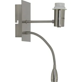 Nástěnné svítidlo Nástěnná lampa Regina moderní kovová saténový nikl do ložnice a obývacího pokoje Light&Living