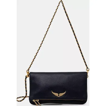 Kabelka Kožená kabelka ZADIG&VOLTAIRE LWBA00001 námořnická modř 59X, vel. ONE SIZE