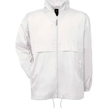 Pánská bunda B&C Unisex sportovní bunda JU801 White XL