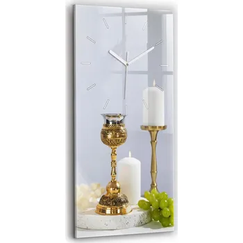 Hodiny Nástěnné hodiny SacroArte šedé 30 cm