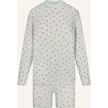 Dámské pyžamo Skims Dámské Pyžamo Se Šortkami Boyfriend, cloud cherry...