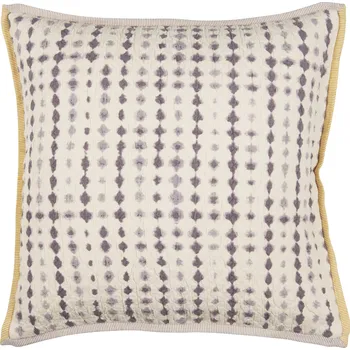Povlak na dekorativní polštářek Ib Laursen Bavlněný povlak na polštář Vigga Purple Print 50 × 50 cm