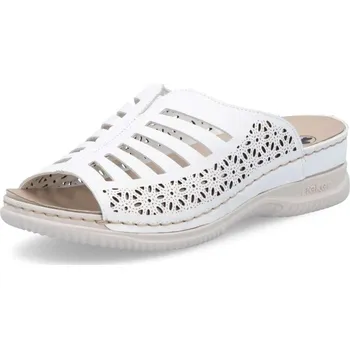 Dámská obuv Dámské nazouváky RIEKER V7495-80 bílá S5 38