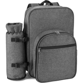 WHITSUNDAY. Piknikový chladící batoh z recyklovaného polyesteru s vysokou hustotou 600D - Tmavě šedá