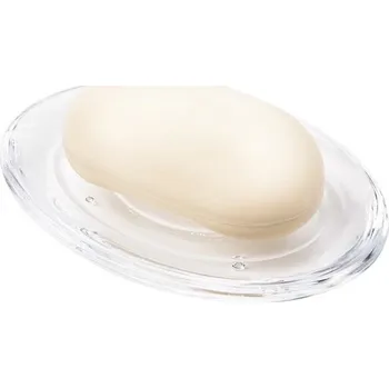 Mýdlenka Akrylová transparentní mýdlenka Droplet Umbra moderní do koupelny na mýdlo