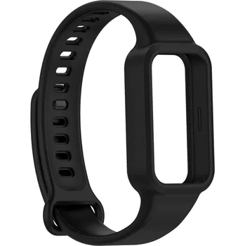 MůjMiBand.cz Silikonový náhradní náramek pro Xiaomi Smart Band 9 Active a Redmi Band 3 Barva: černá