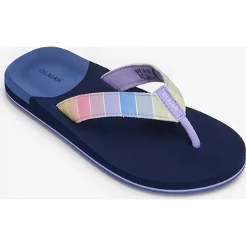 Chlapecká obuv OLAIAN Dětské žabky 550 Rainbow 27/28 FIALOVÁ|MODRÁ