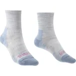 Ponožky Bridgedale Hike Lightweight Ankle Merino Performance Women's grey/smoky blue/830 S (3-4,5 UK)