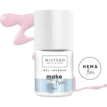 Lak na nehty Mistero Milano - Gel lak - UNDRESS ME BASE COVER PINK SHINE 12ml