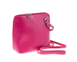 NovaKabelka.cz Kožená italská crossbody kabelka Grana Rosa