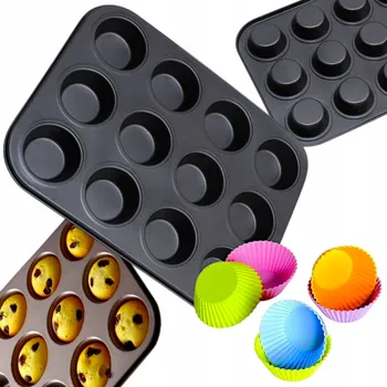 Forma na pečení Forma na muffiny Pronett 27 x 35 cm, průměr 7 cm