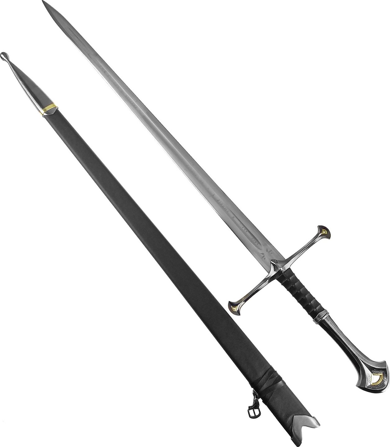 Aragornův Meč "Anduril" plamen západu - replika - Pán Prstenů - 129 cm